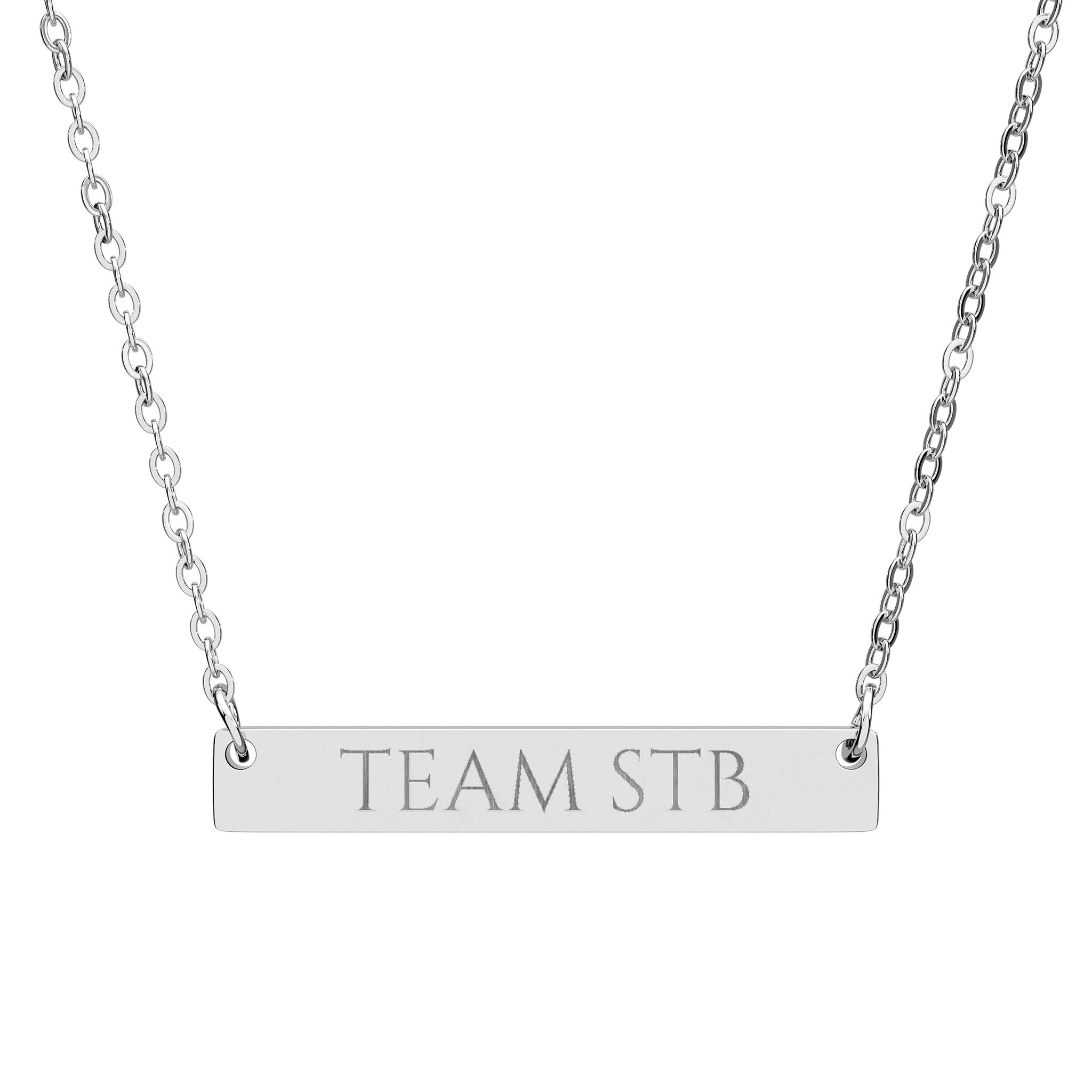 "TEAM STB" Pendant Necklace