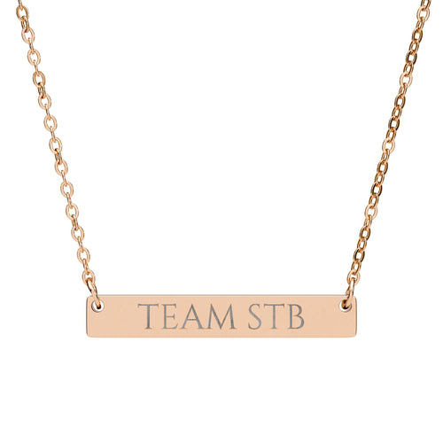 "TEAM STB" Pendant Necklace